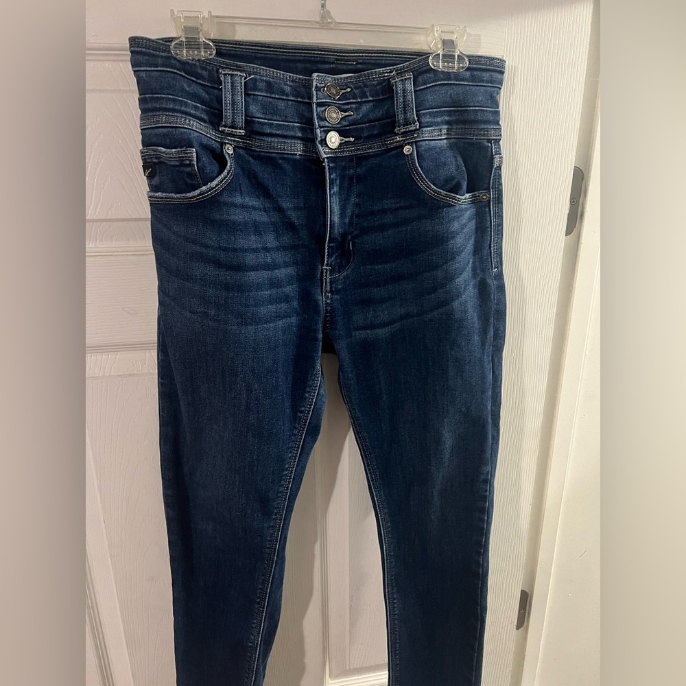 KanCan Dark Blue High Rise Jeans
